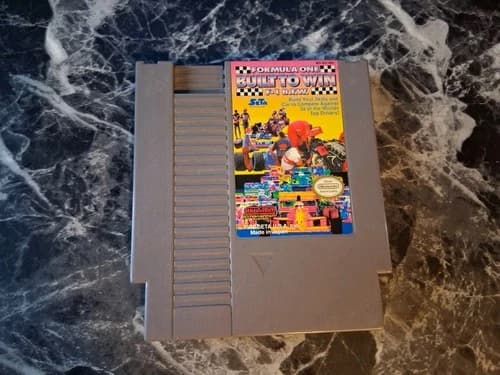 Formula One Built to Win Nintendo NES Authentic Tested Contacts Cleaned