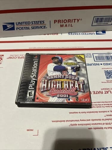 Sammy Sosa High Heat Baseball 2001 PlayStation 1 PS1 Complete CIB w/Reg Card