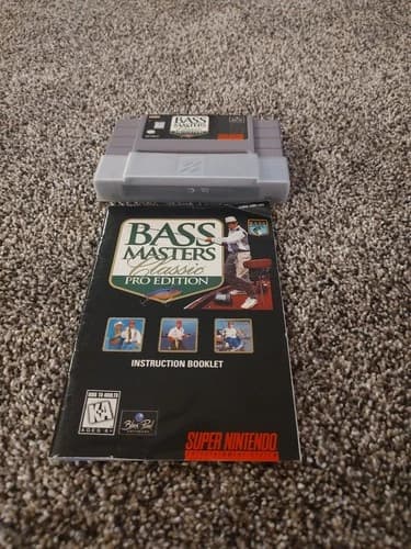 BASS Masters Classic - Pro Edition (Super Nintendo Entertainment System - Tested