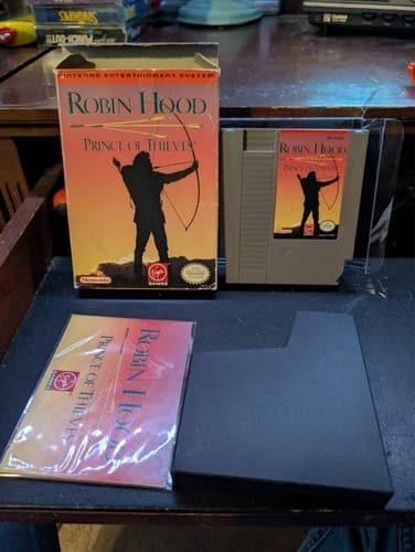 Robin Hood: Prince of Thieves Nintendo NES Complete in Box w Manual CIB Works