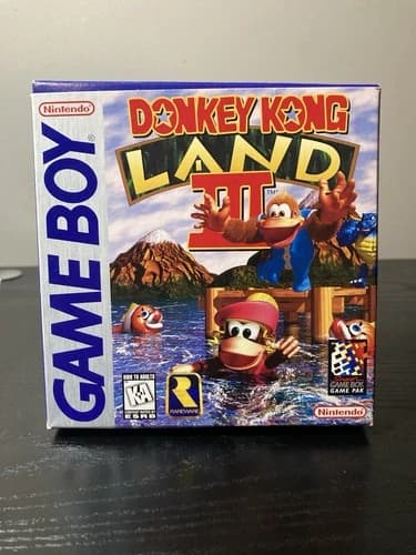 Donkey Kong Land 3 Nintendo Game Boy Authentic Tested & Working
