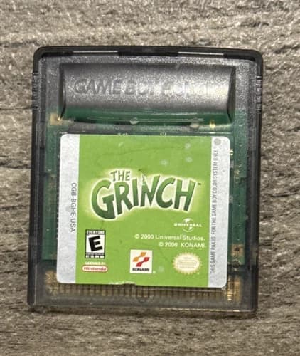 The Grinch Nintendo Game Boy Color 2000 Cartridge