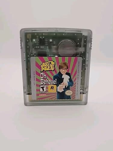 Austin Powers: Oh Behave (Nintendo Game Boy Color, 2000) game Authentic WORKING