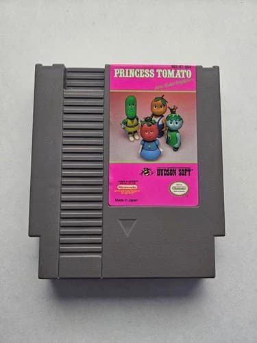 Princess Tomato in the Salad Kingdom Nintendo Entertainment System NES