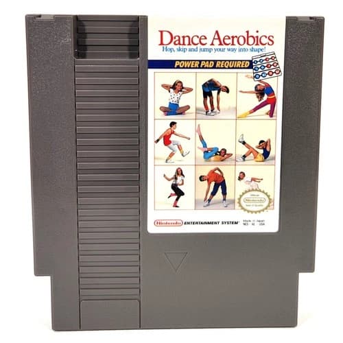 Dance Aerobics - Nintendo Entertainment System, NES Power Pad Game