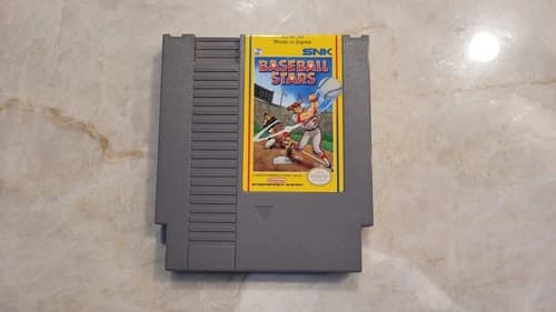 Baseball Stars NES Nintendo Authentic Tested Working Cart Only