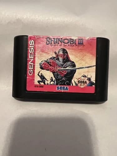 Shinobi III: Return of the Ninja Master Sega Genesis Loose Tested And Working