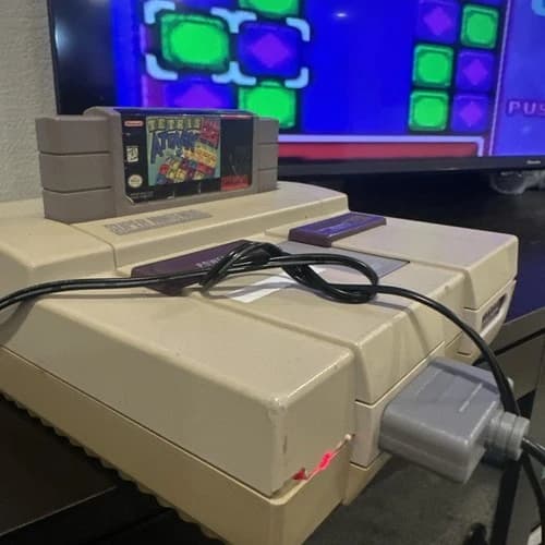 Tetris Attack SNES Super Nintendo Authentic Tested Working USA