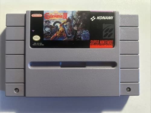 Super Castlevania IV (Super Nintendo SNES, 1991) Game Cartridge Only Tested