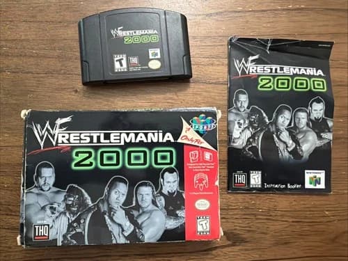 WWF Wrestlemania 2000 (Nintendo 64 | N64) - CIB - Tested