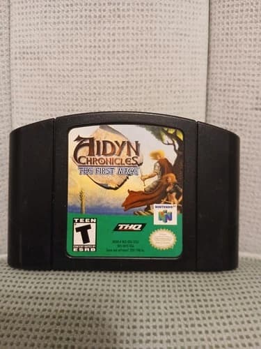 Aidyn Chronicles: The First Mage Nintendo 64 N64 2001 *Tested & Works*