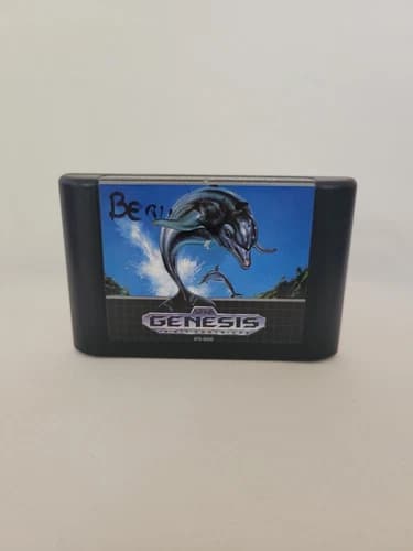 Ecco The Dolphin Sega Genesis Authentic and Tested Cart Only