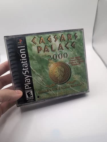 Caesars Palace 2000 Millennium Gold Edition PlayStation 1 PS1 Complete in Box