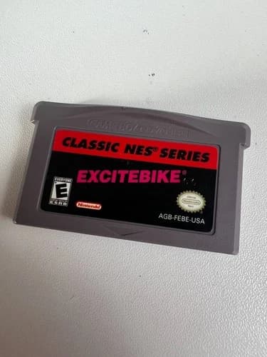 Excitebike Classic NES Series (Gameboy Advance GBA) Game Only - Tested & Working