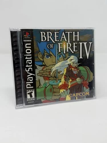 Breath of Fire IV - PS1 (PlayStation 1, 2000) Complete CIB Manual Tested