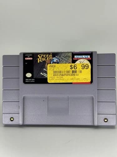 Speed Racer Super Nintendo SNES Video Game See Photos