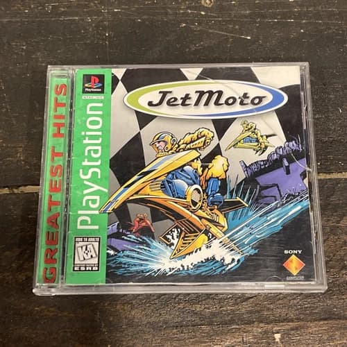 Jet Moto 1 Greatest Hits (Sony PlayStation 1) PS1 Complete CIB