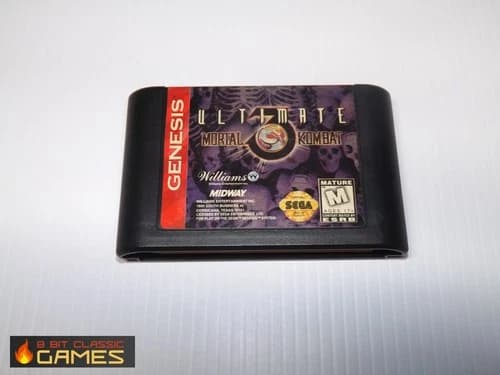 Ultimate Mortal Kombat 3 - GAME ONLY - Sega Genesis -43a