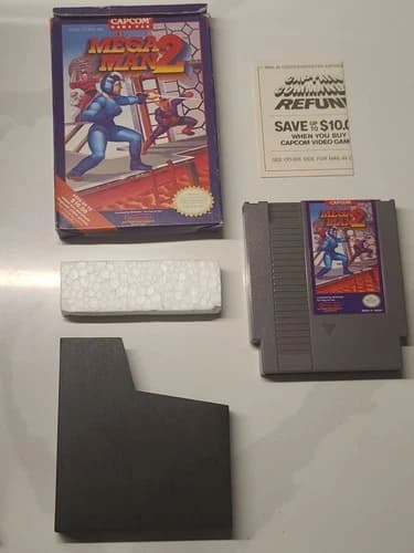 Mega Man 2 - Authentic Working - Almost CIB Complete (Nintendo NES, 1989)
