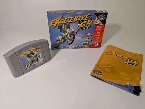 Excitebike 64 - Nintendo N64 - CIB, Authentic, Tested, Working
