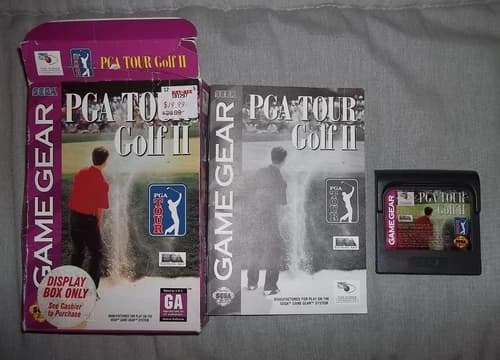 PGA Tour Golf 2 II Sega Game Gear with Original Box and Manual 1995