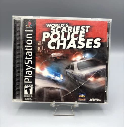PlayStation (2001) World's Scariest Police Chases *Pre Owned* FREE SHIPPING