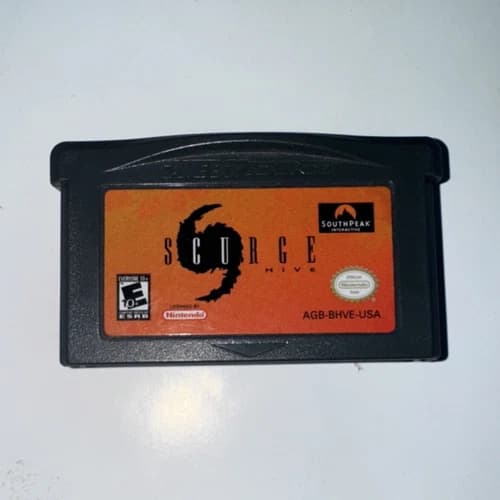 Nintendo GBA Game Boy Advance Scurge Hive SouthPeak Interactive Cartridge RARE