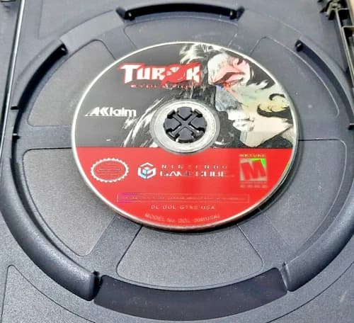 Turok: Evolution (Nintendo GameCube, 2002) Loose Disc Only Works.