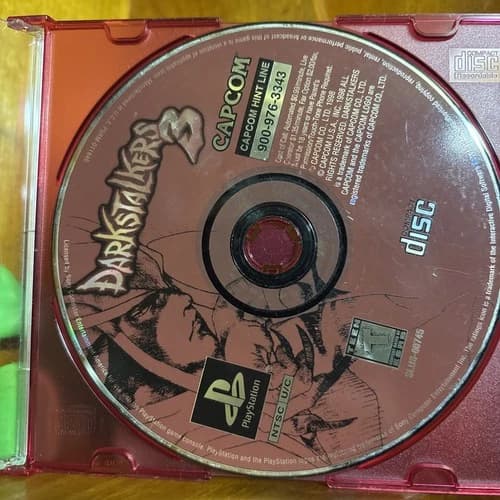 Darkstalkers 3 Sony PlayStation 1 PS1 Game Disc Only Tested
