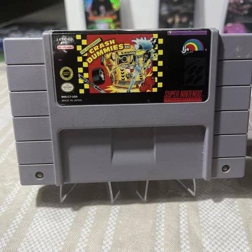The Incredible Crash Dummies Super Nintendo SNES Authentic & Tested