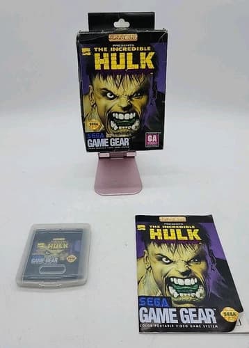 THE INCREDIBLE HULK Sega Game Gear 1995 Complete In Box CIB USA Please Read