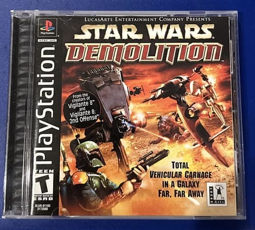 Star Wars: Demolition (PlayStation 1 PS1) CIB COMPLETE With Manual - TESTED!
