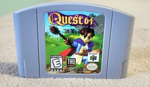 Quest 64 (N64) Authentic Tested & Cleaned NICE! Nintendo 64 RPG