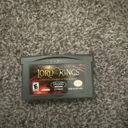 THE LORD OF THE RINGS: THE FELLOWSHIP OF THE RING NINTENDO GAMEBOY ADVANCE GBA