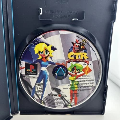 CTR Crash Team Racing (Sony PlayStation 1 PS1) Disc Tested Working Authentic