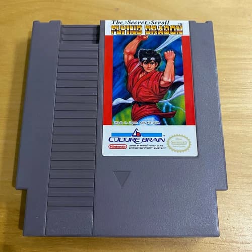Nintendo NES NTSC USA CC - HR-USA - The Secret Scroll Flying Dragon