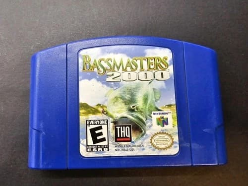 Bassmasters 2000 Nintendo 64 Game Authentic N64