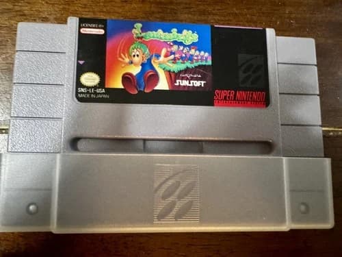 Lemmings (Super Nintendo Entertainment System, 1992) SNES Authentic