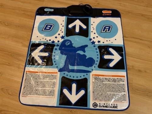 Dance Dance Revolution: Mario Mix DDR Mat Pad for GameCube Wii DOL-024 Tested