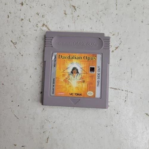 Daedalian Opus (Nintendo Game Boy, 1990) GBC Tested Authentic