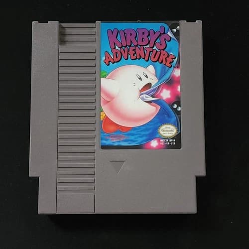 Kirby's Adventure NES Game Only NTSC-U/C Tested Authentic