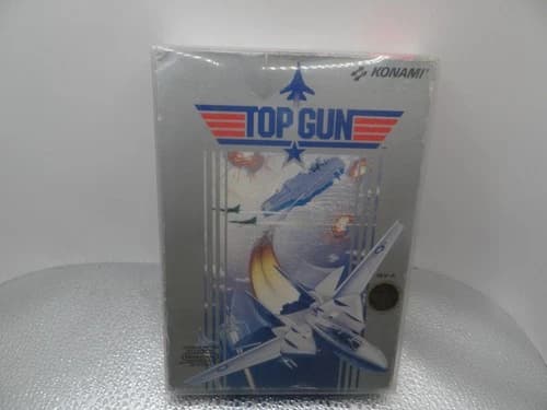 Top Gun (NES, 1987) CIB WITH PROTECTOR. CHECK OUT MY STORE!!