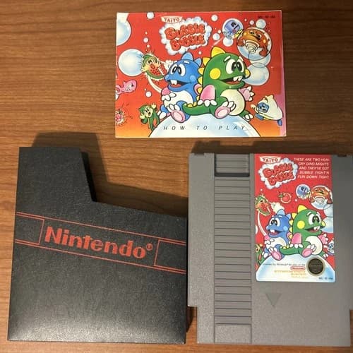 Bubble Bobble Nintendo Entertainment System NES Cartridge Only Cleaned & Tested