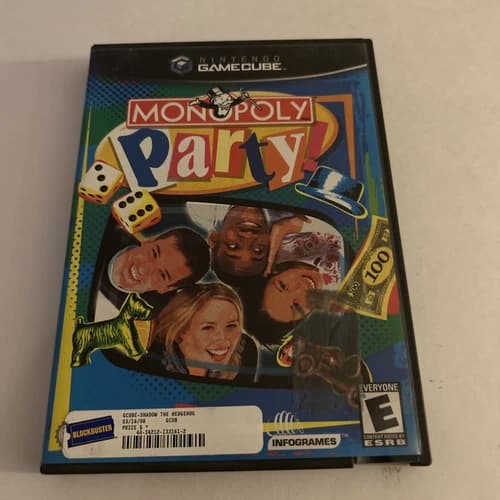 CIB Monopoly Party (Nintendo GameCube, 2002) Complete *TESTED*