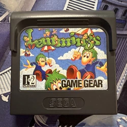 Lemmings (Sega Game Gear) Authentic Cartridge