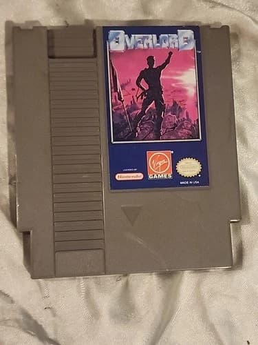 Overload Nes Game Cartridge Tested Working Clean Label Authentic
