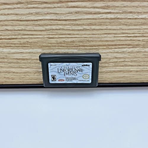 Game Boy Advance Lemony Snicket's A Series of Unfortunate Events Nintendo GBA