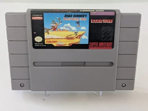 Road Runner's Death Valley Rally (1992) *Snes* (Oem) *Loose* ~Tested/Working~
