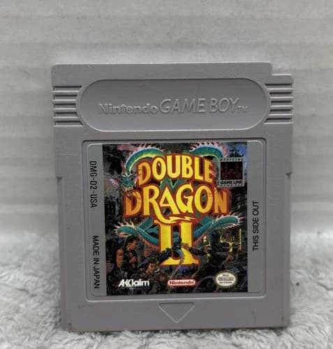 Double Dragon 2 II (Nintendo Game Boy) Authentic Tested cartridge only