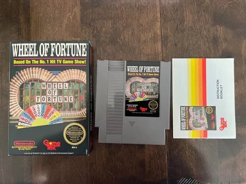 Wheel of Fortune (Nintendo NES) | Complete in Box (CIB)